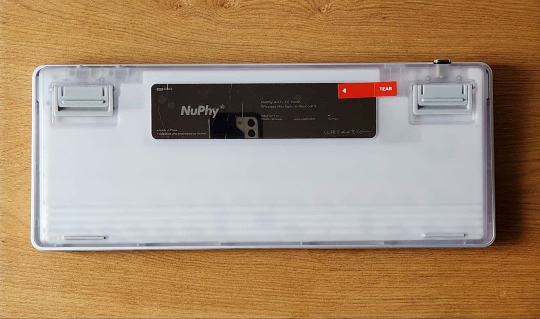 【茶軸へ変更可】NuPhy AIR75 v3 red nano US配列