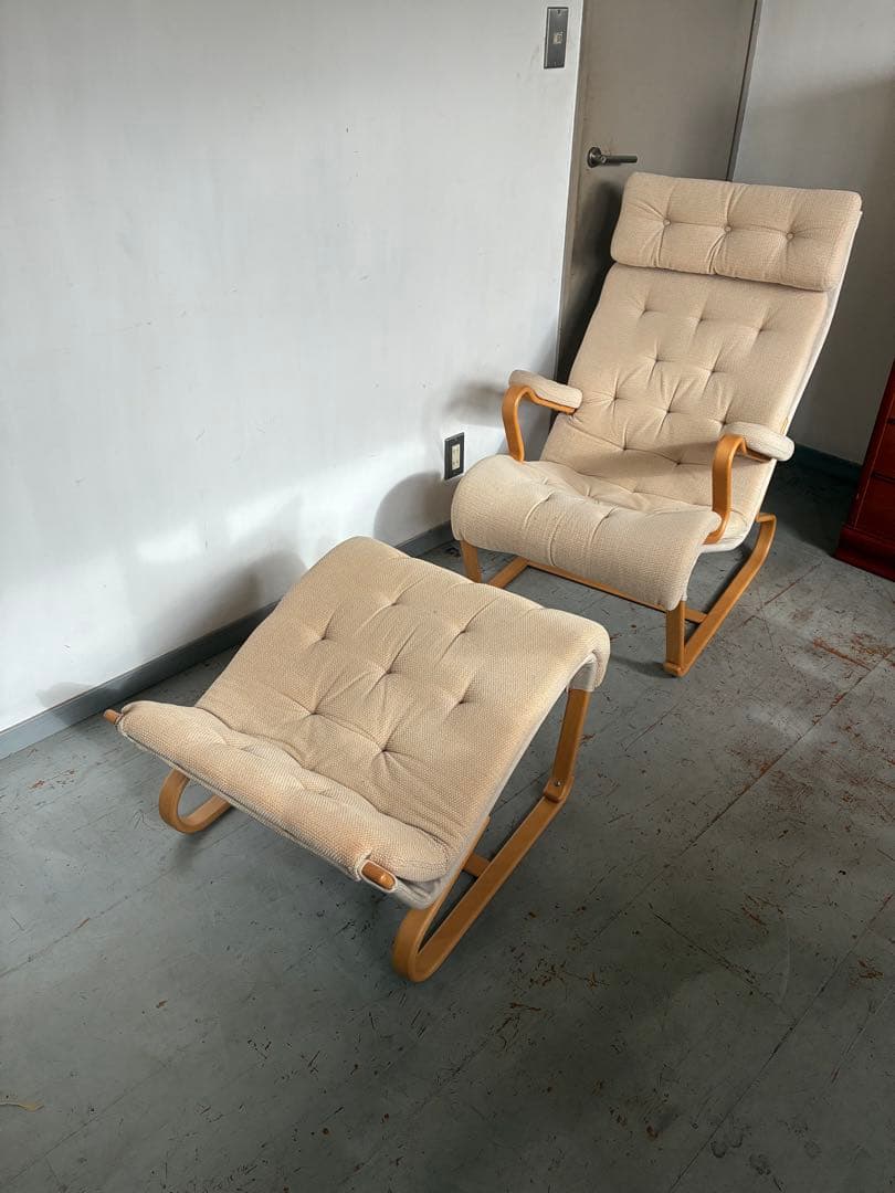 天童木工　ブルーノマットソン　イージーチェア　オットマン　セット