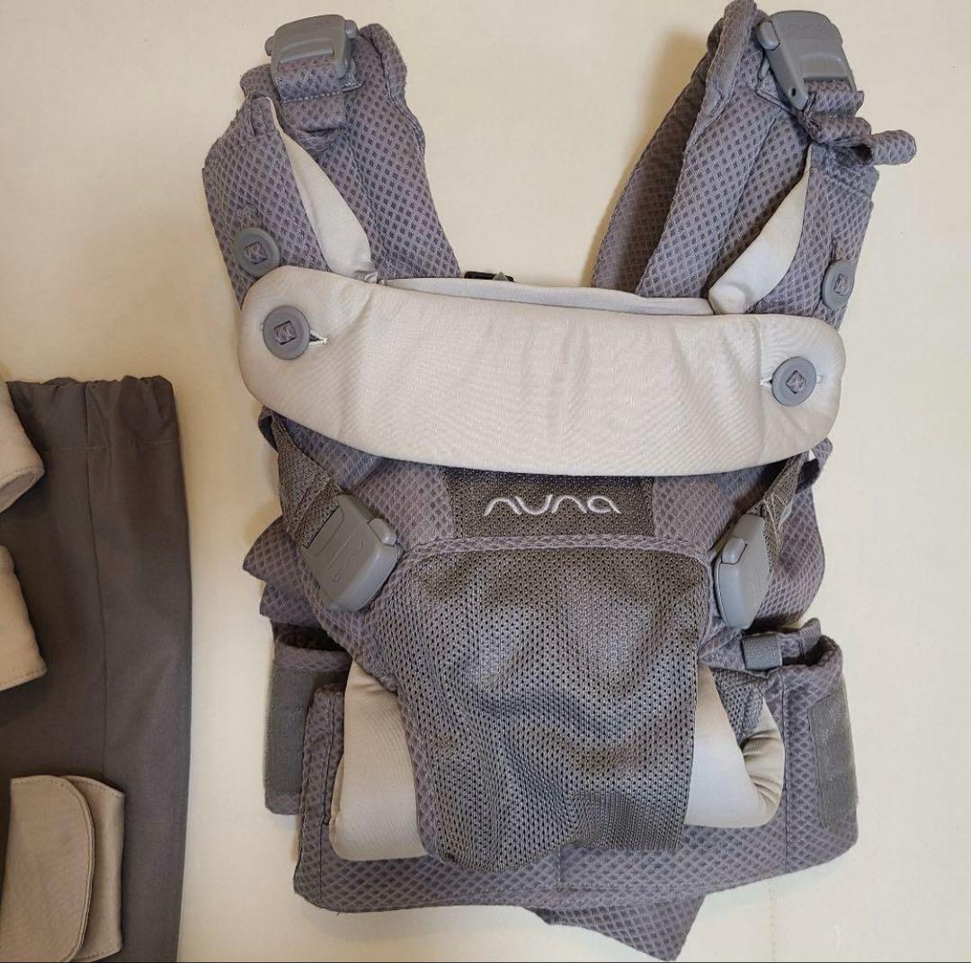 ヌナ　カドル　nuna cudl 抱っこ紐　グレー