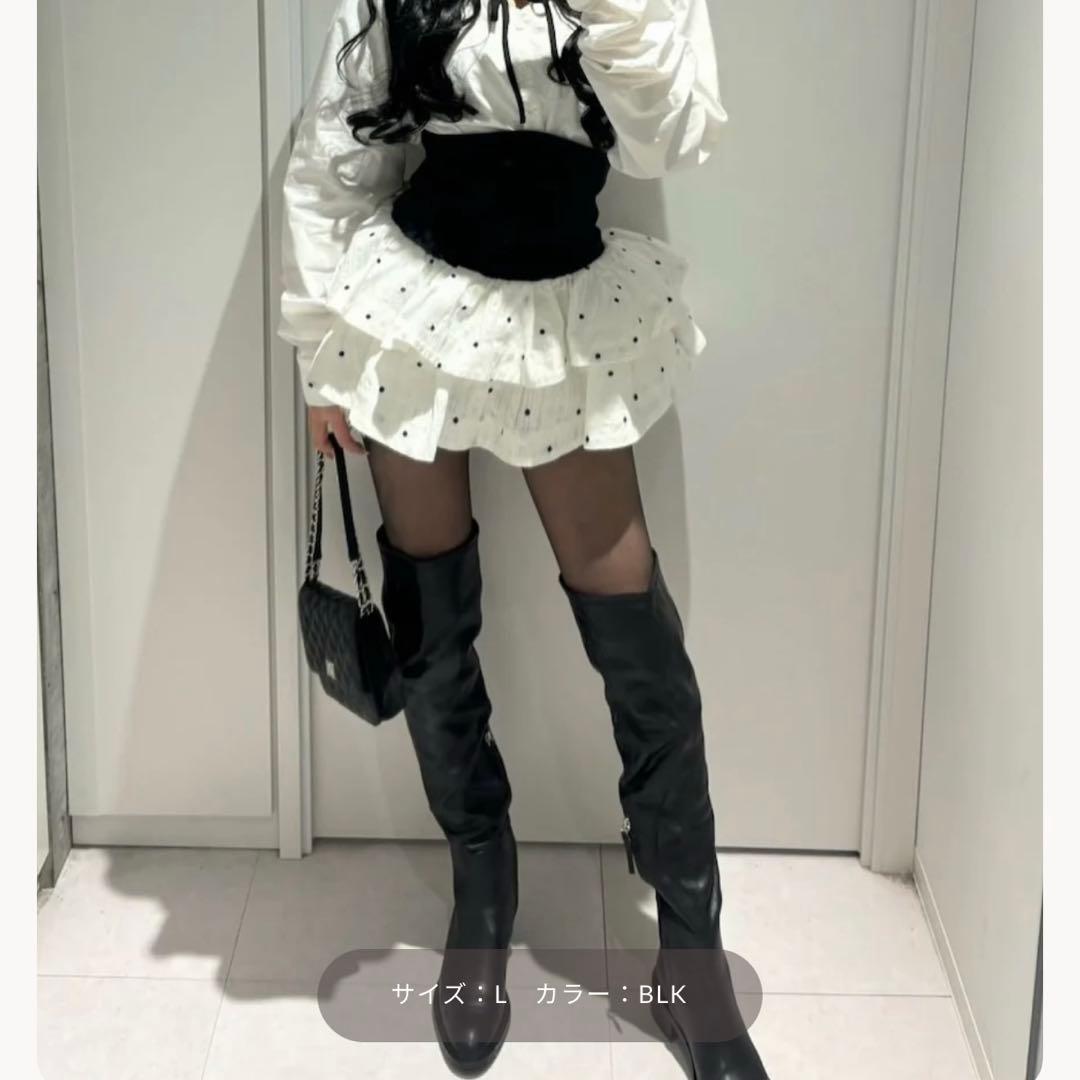 Darich ソフトレザーニーハイブーツ