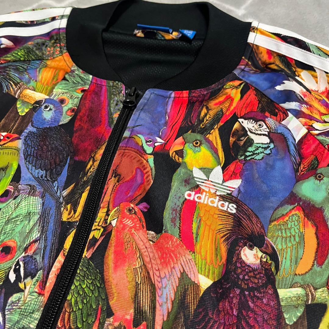 adidas × THE FARM COMPANY トラックトップ 鳥柄 XOT