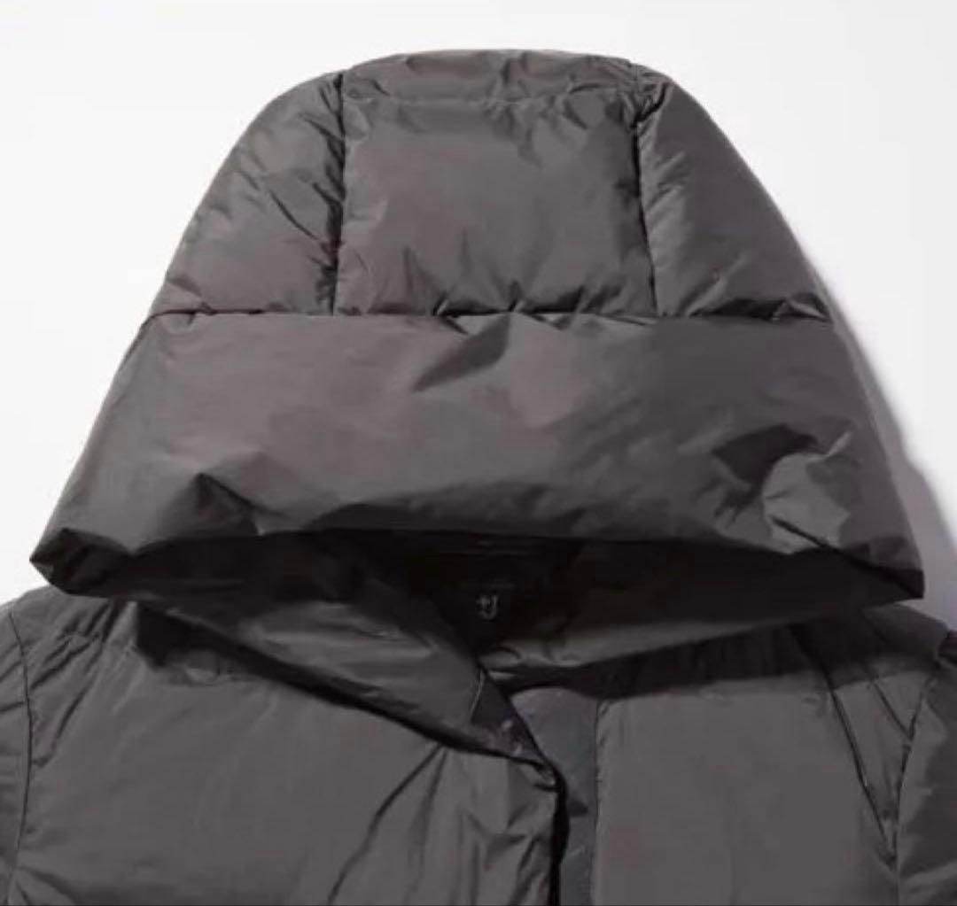 まのじ ⭐️ユニクロプラスJ ロングダウンジャケット　ブラック⭐️XL⭐️