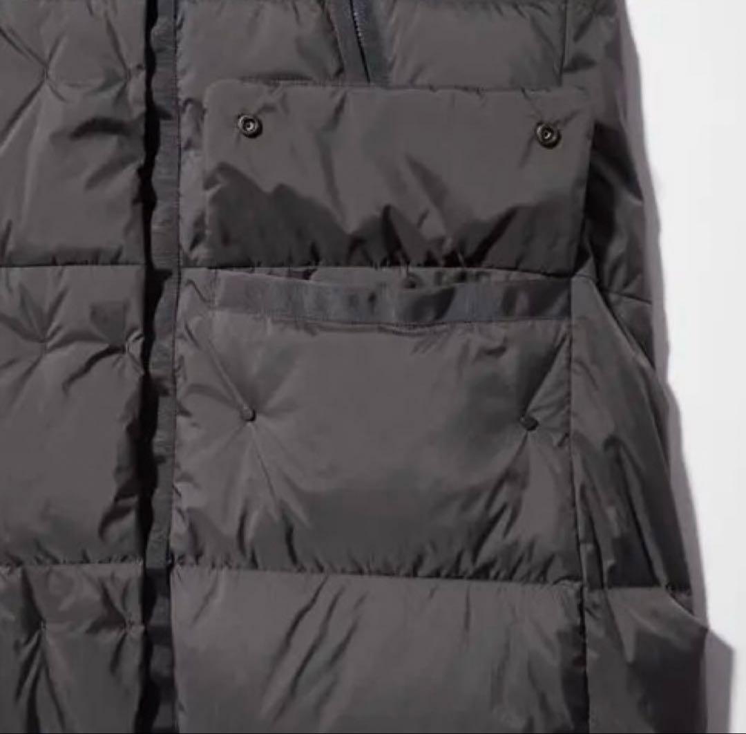 まのじ ⭐️ユニクロプラスJ ロングダウンジャケット　ブラック⭐️XL⭐️