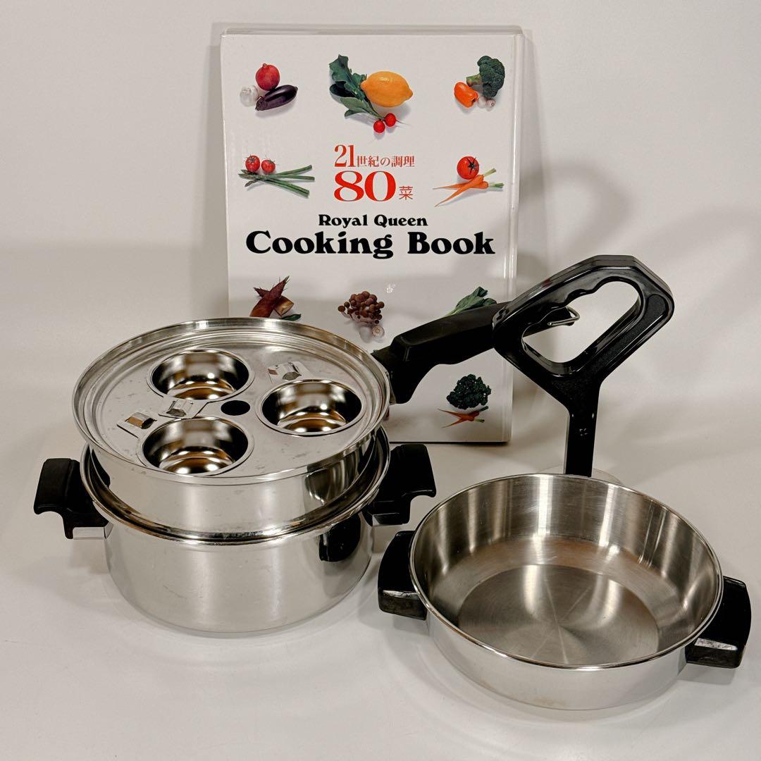 ロイヤルクイーン  QUEEN 2コートセット ステンレス IH非対応