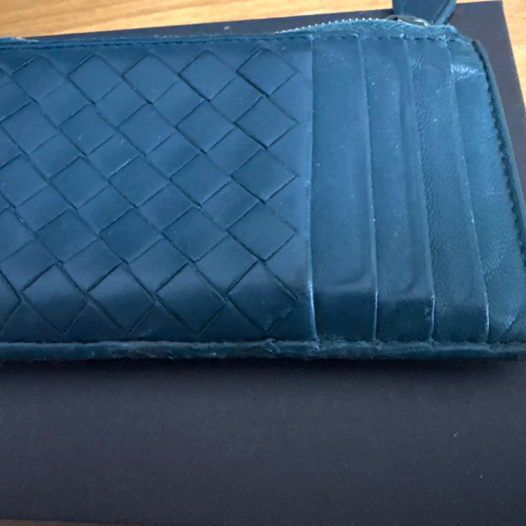 Bottega Veneta グリーン ミニウォレット