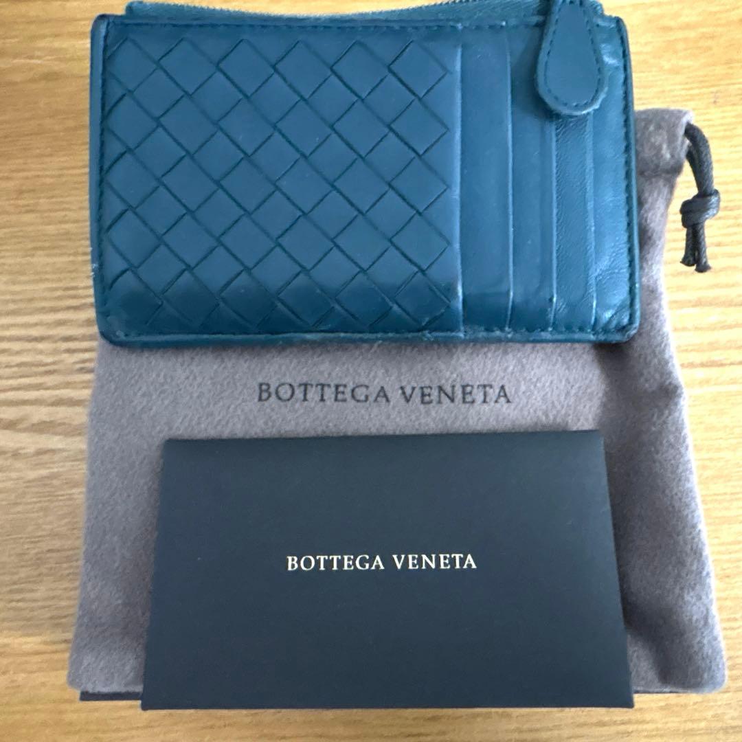 Bottega Veneta グリーン ミニウォレット