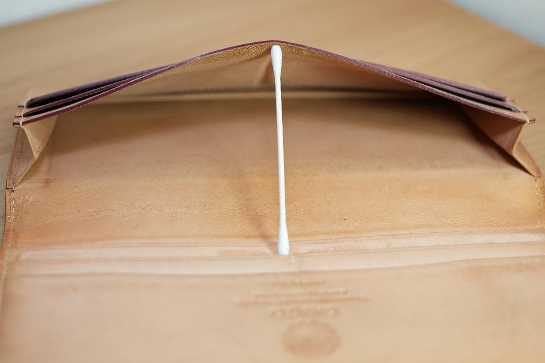 コードバン　札入れ　長財布　GANZO（ガンゾ）ブラック　通しマチ　57878