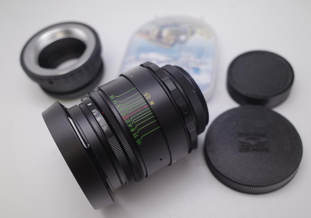 23 デッドストック　ぐるぐるボケレンズ　ヘリオス　44-2　M42アダプター付