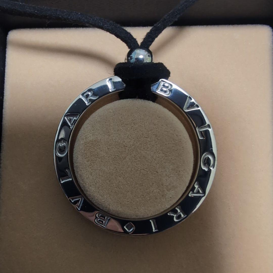 極美品 BVLGARI ブルガリ シルバーキーリングチョーカー ボックスケース付
