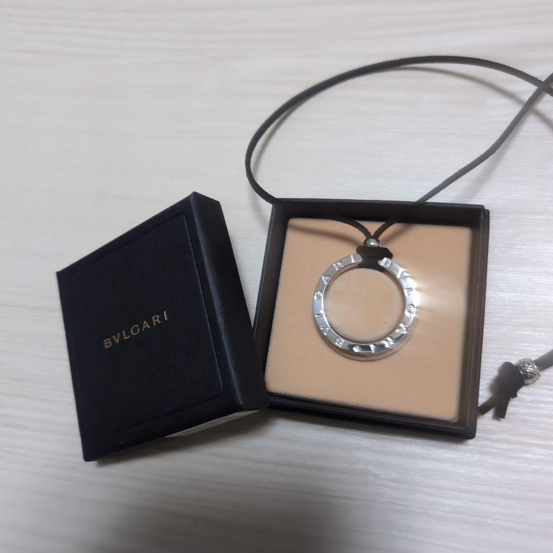 極美品 BVLGARI ブルガリ シルバーキーリングチョーカー ボックスケース付
