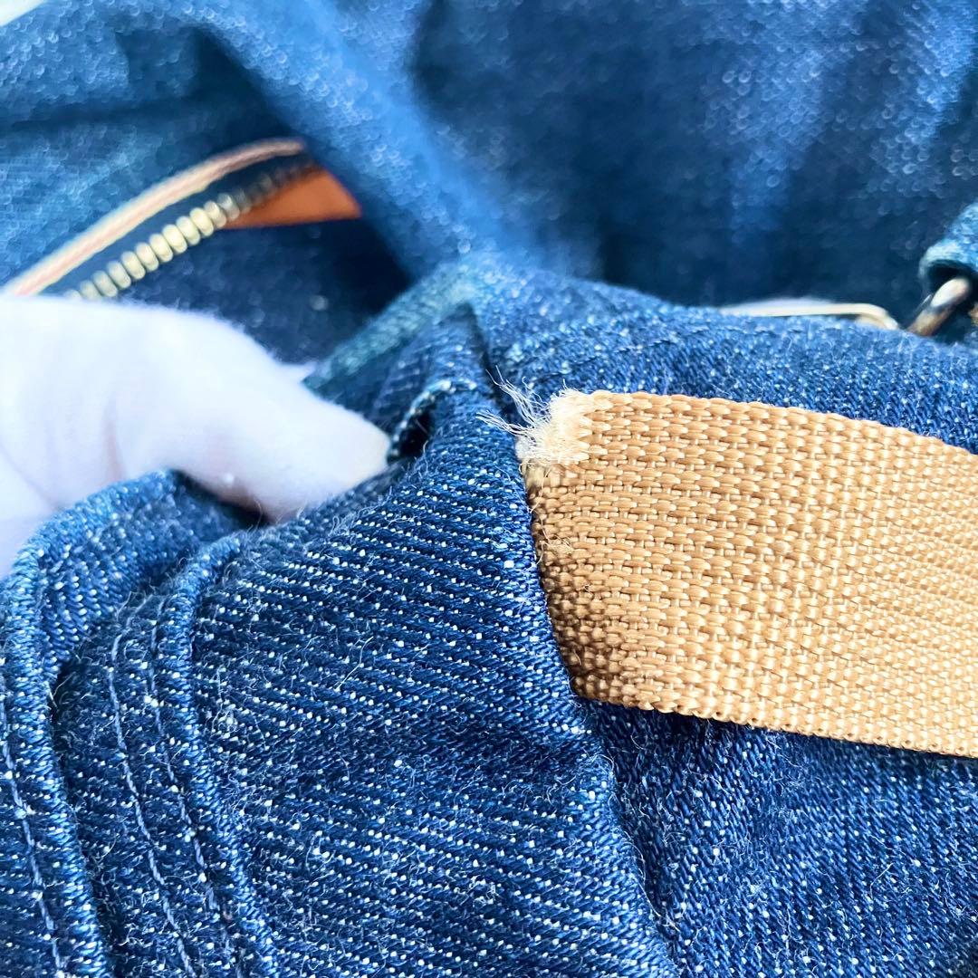 atsu BAPE×PORTER ボディバッグ　デニム　青　リバーシブル