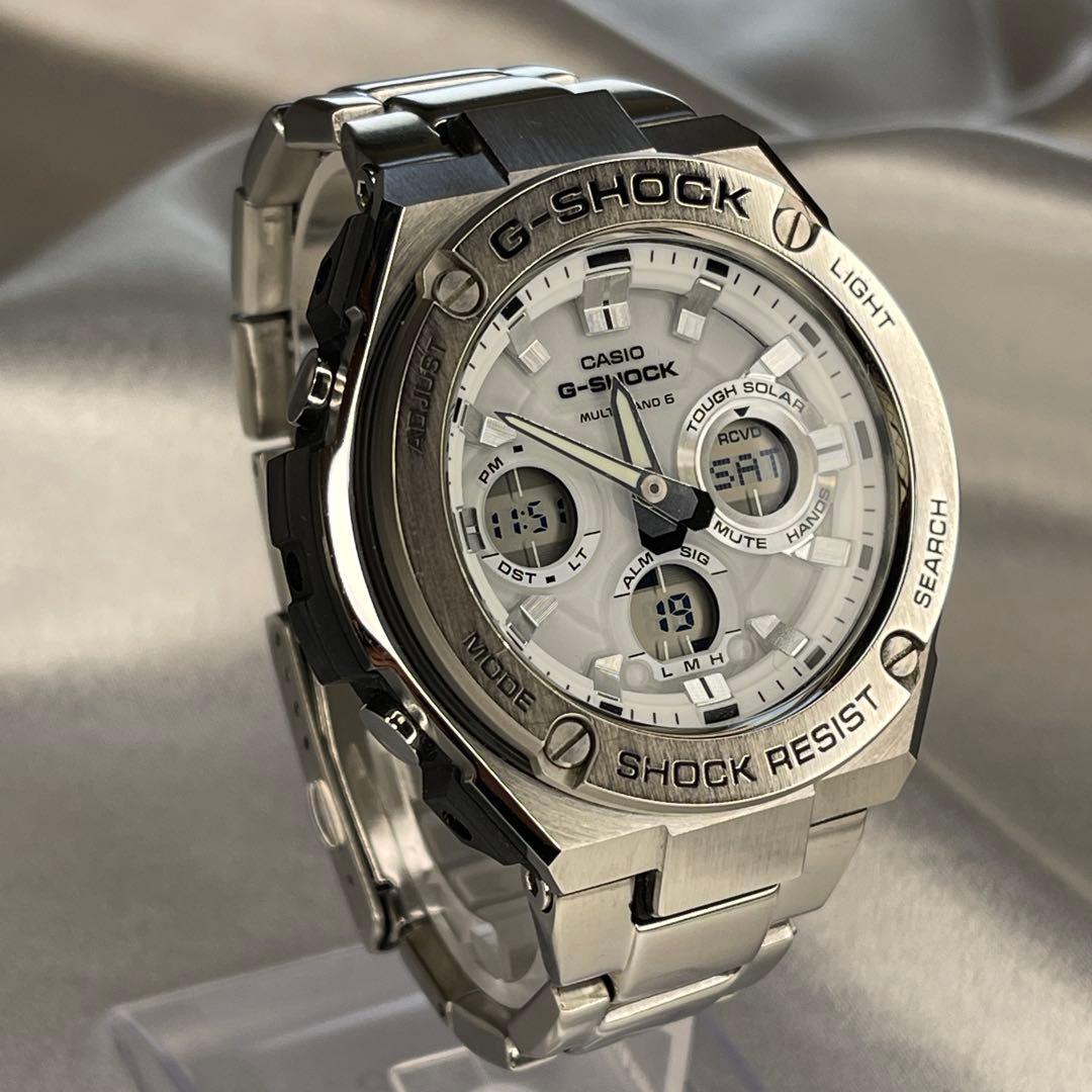 CASIO G-SHOCK GST-W110D 電波ソーラー 稼動品