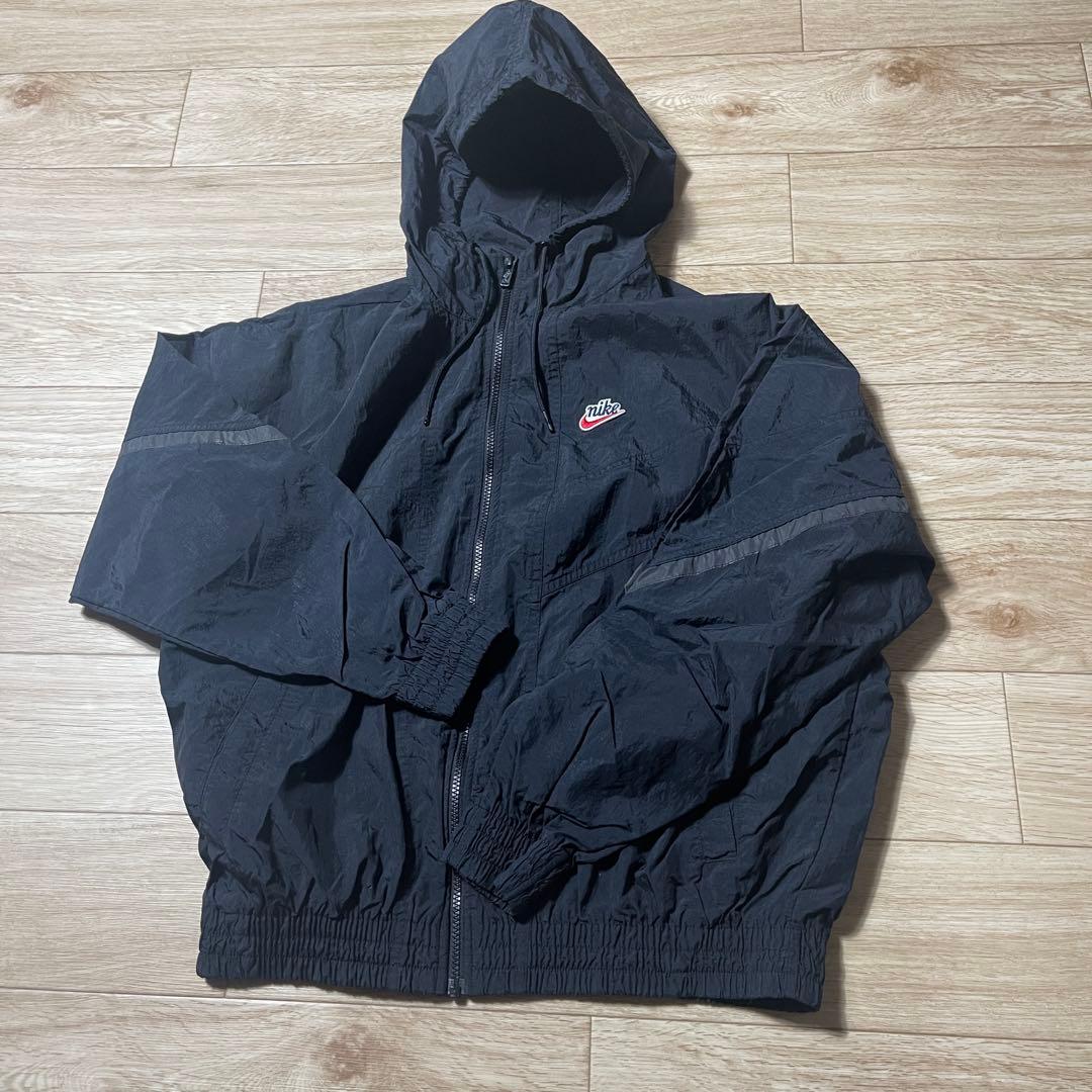 コムドットやまと着用 NIKE 中綿 ナイロン セットアップ L ブラック