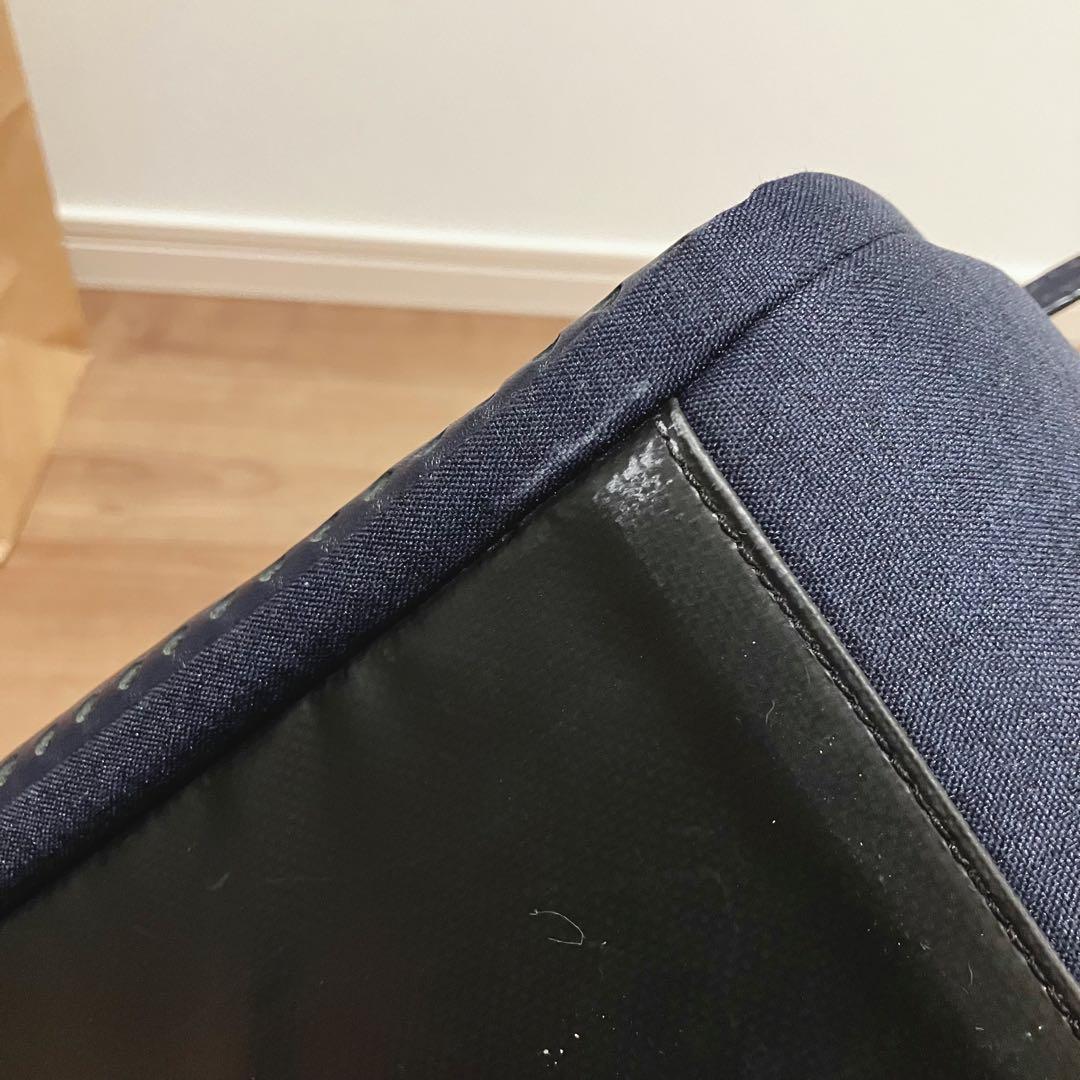 【極美品】SUPERCONSUMER ひらくPCバッグ ネイビー