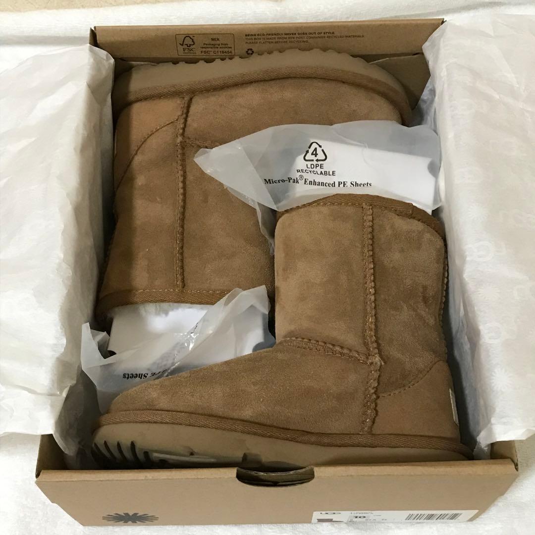ugg アグ ムートン 厚底 17cm 女の子 男の子 ブーツ ブラウン