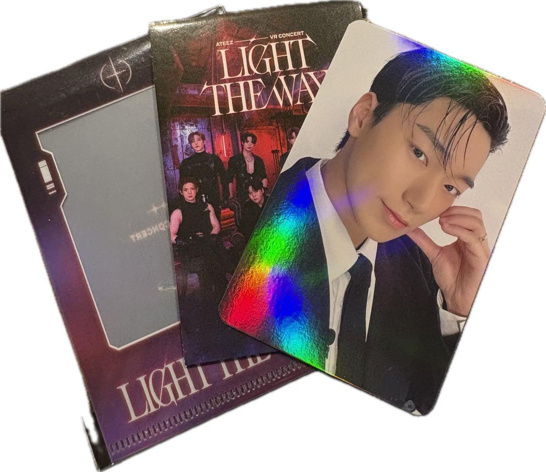 ATEEZ サン VR 入場特典 ホログラム トレカ カードホルダー付 限定