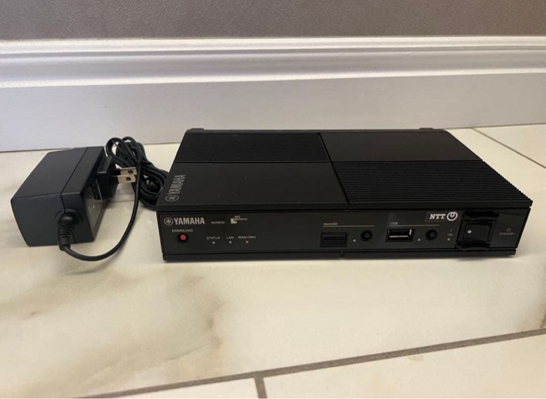 台付 ヤマハ ギガアクセスVoIPルーター NVR510