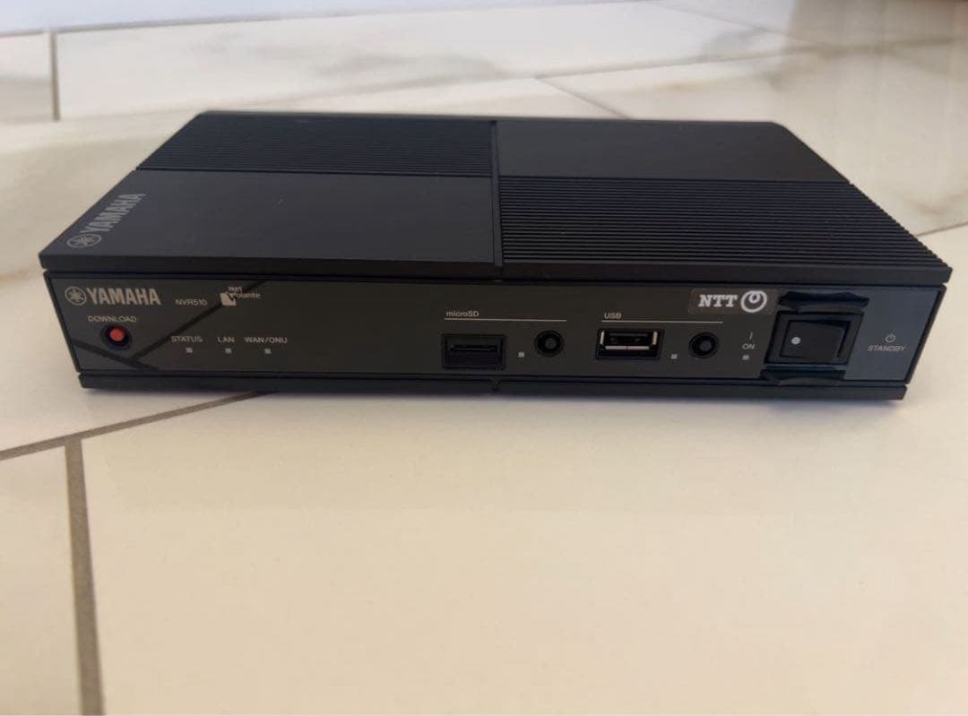 台付 ヤマハ ギガアクセスVoIPルーター NVR510