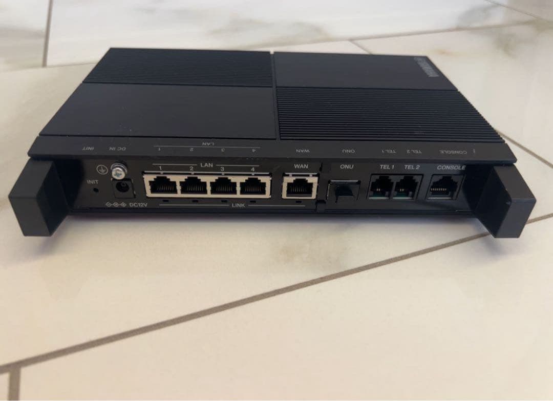 台付 ヤマハ ギガアクセスVoIPルーター NVR510