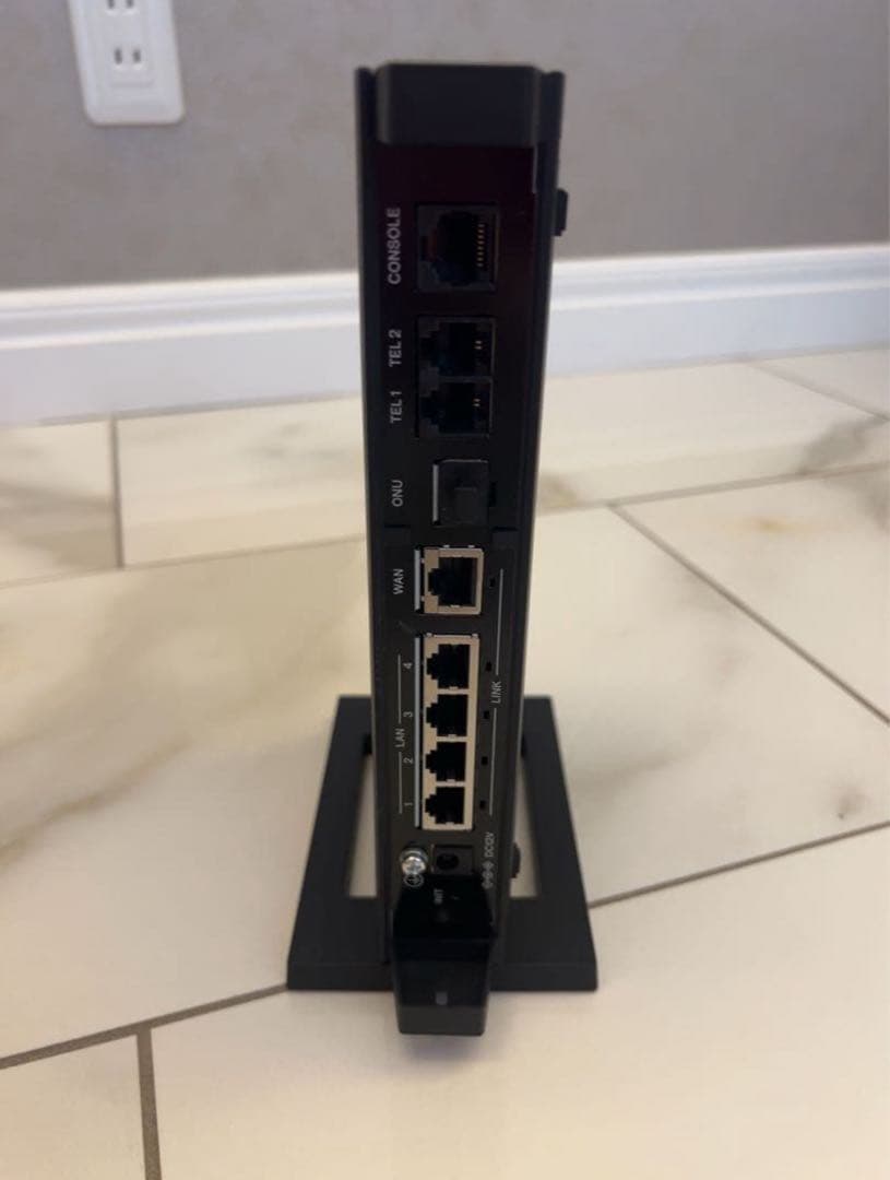 台付 ヤマハ ギガアクセスVoIPルーター NVR510