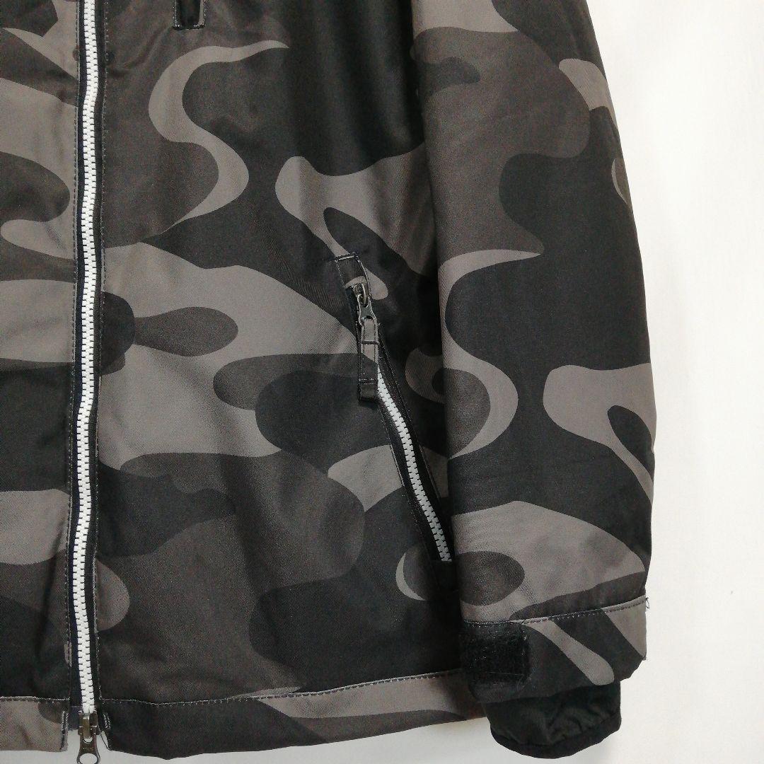 ARBN カモフラ 迷彩 メンズ スノボウェア ジャケット スノーボード グレー