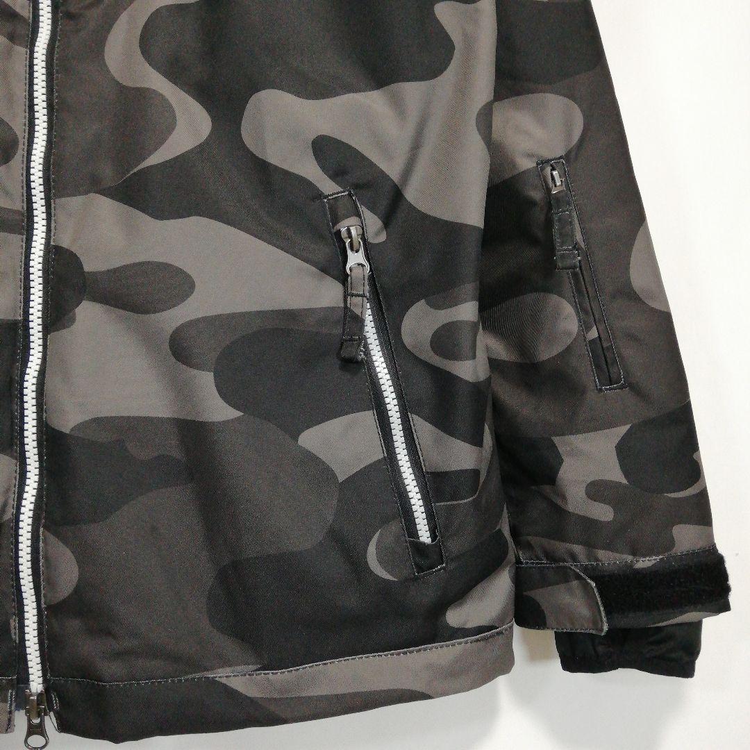 ARBN カモフラ 迷彩 メンズ スノボウェア ジャケット スノーボード グレー