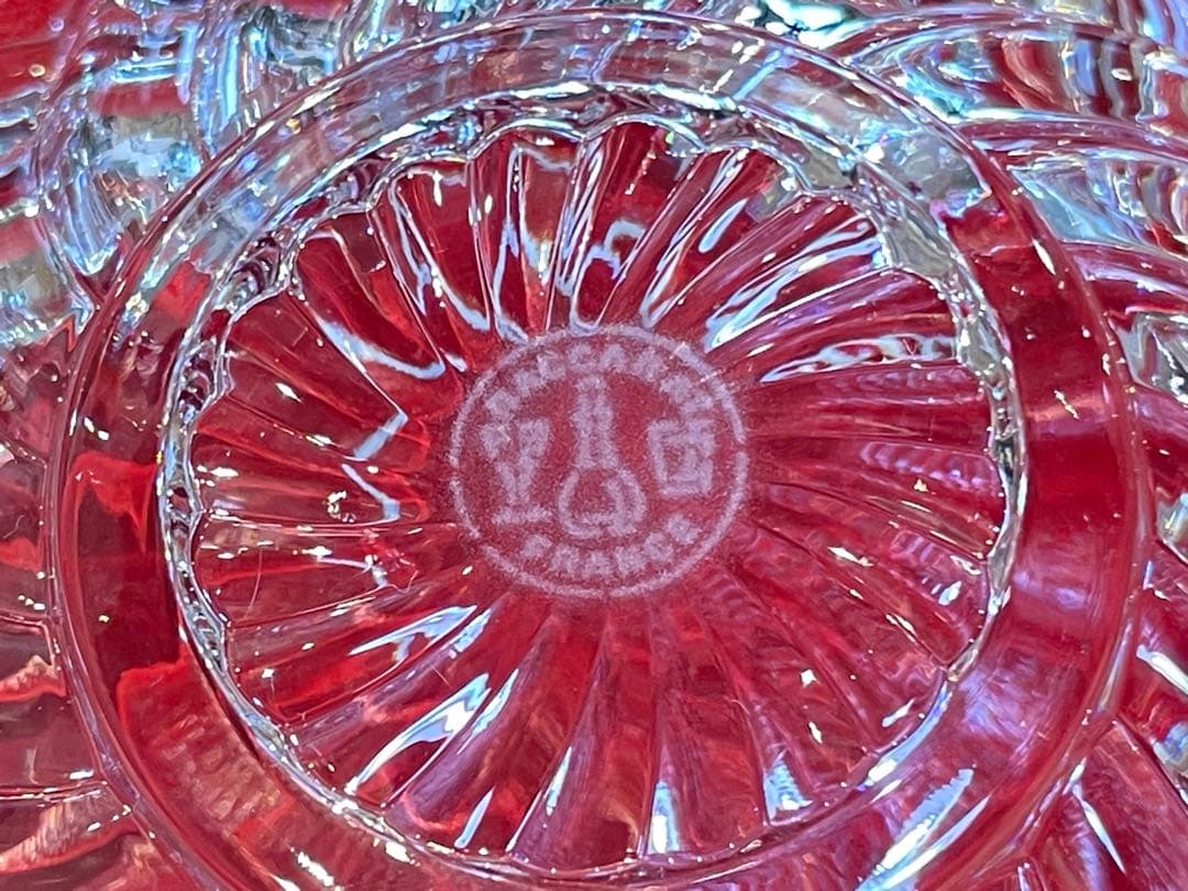 B7040【バカラ】ボリュート アッシュトレイ 小物入れ