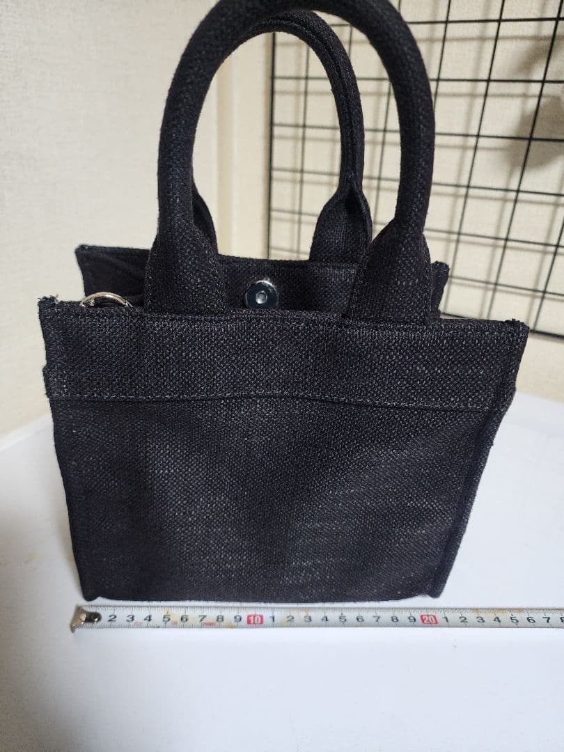 MANIUNO ミニトートバッグ ブラックB