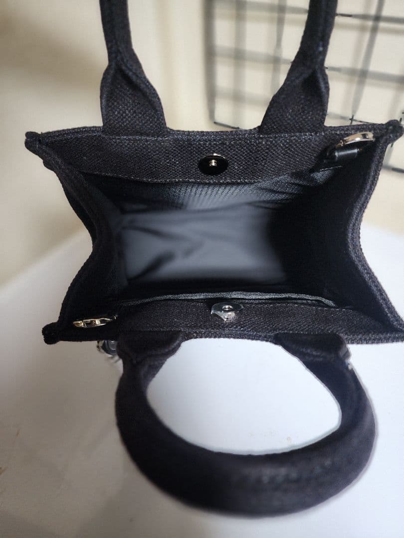 MANIUNO ミニトートバッグ ブラックB