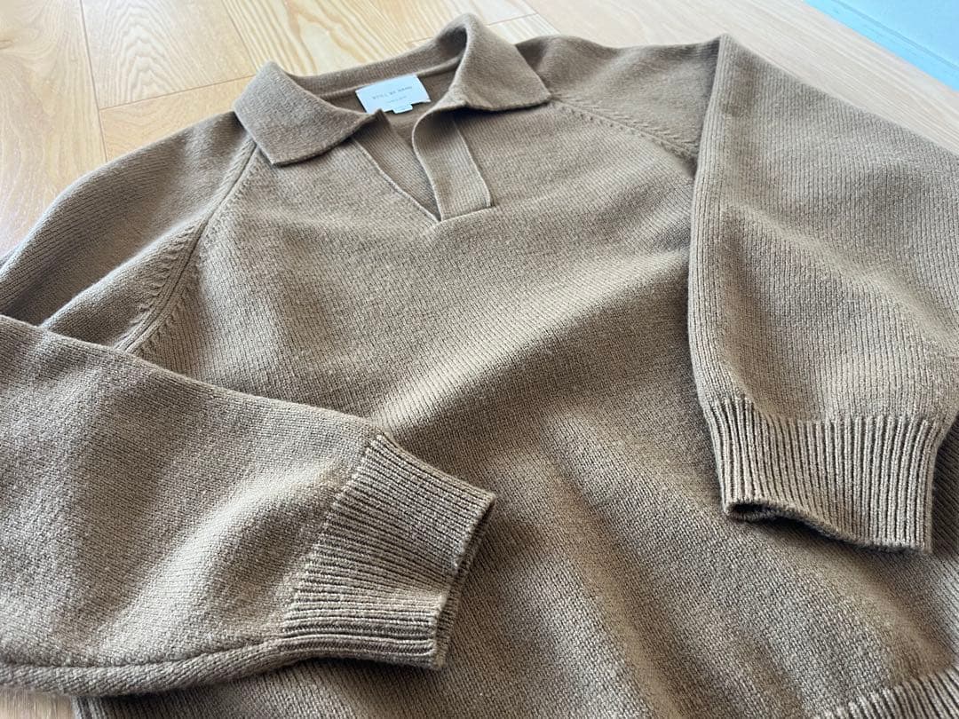 スティルバイハンド　スキッパーポロニット