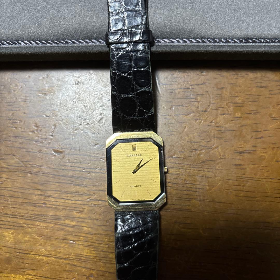 電池交換済み SEIKO LASSALE クォーツ時計
