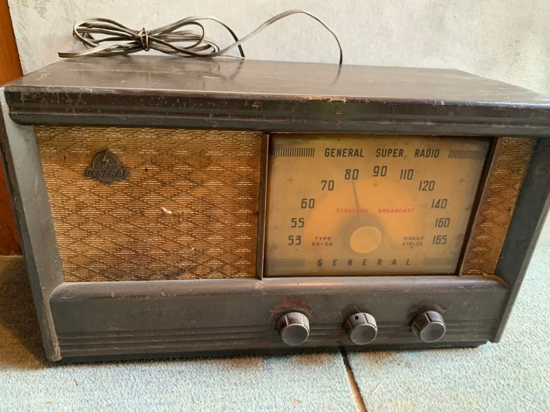 骨董品　真空管ラジオ　ジェネラル(八欧無線)　昭和アンティーク　蔵出し品