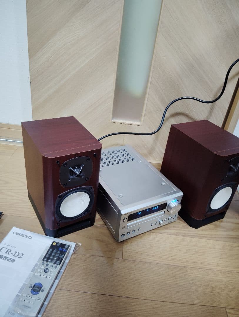 極美品・動作良好✨️ONKYO スピーカー CR-D2 D-D2E CDコンポ
