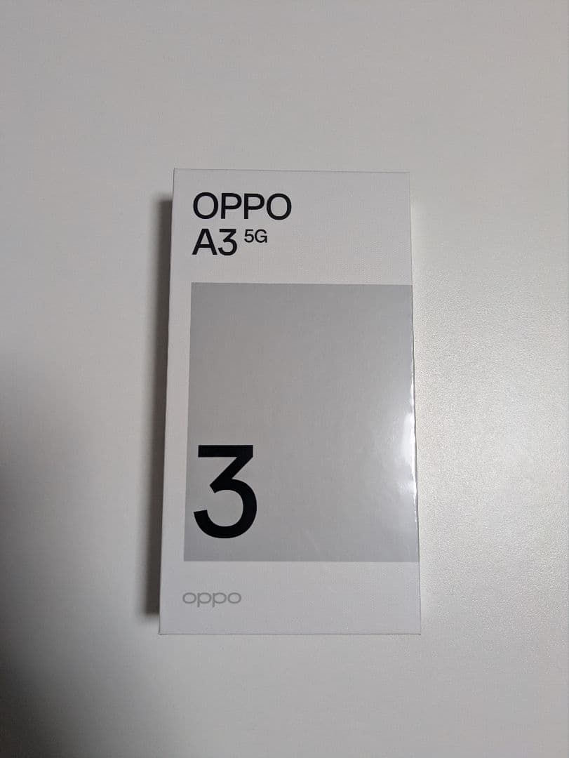 新品未開封　OPPO A3 5G 128GB 4GB RAM　パープル
