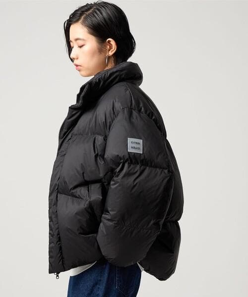 【別注】＜TAION×CITEN＞シンプルダウン BLACK S