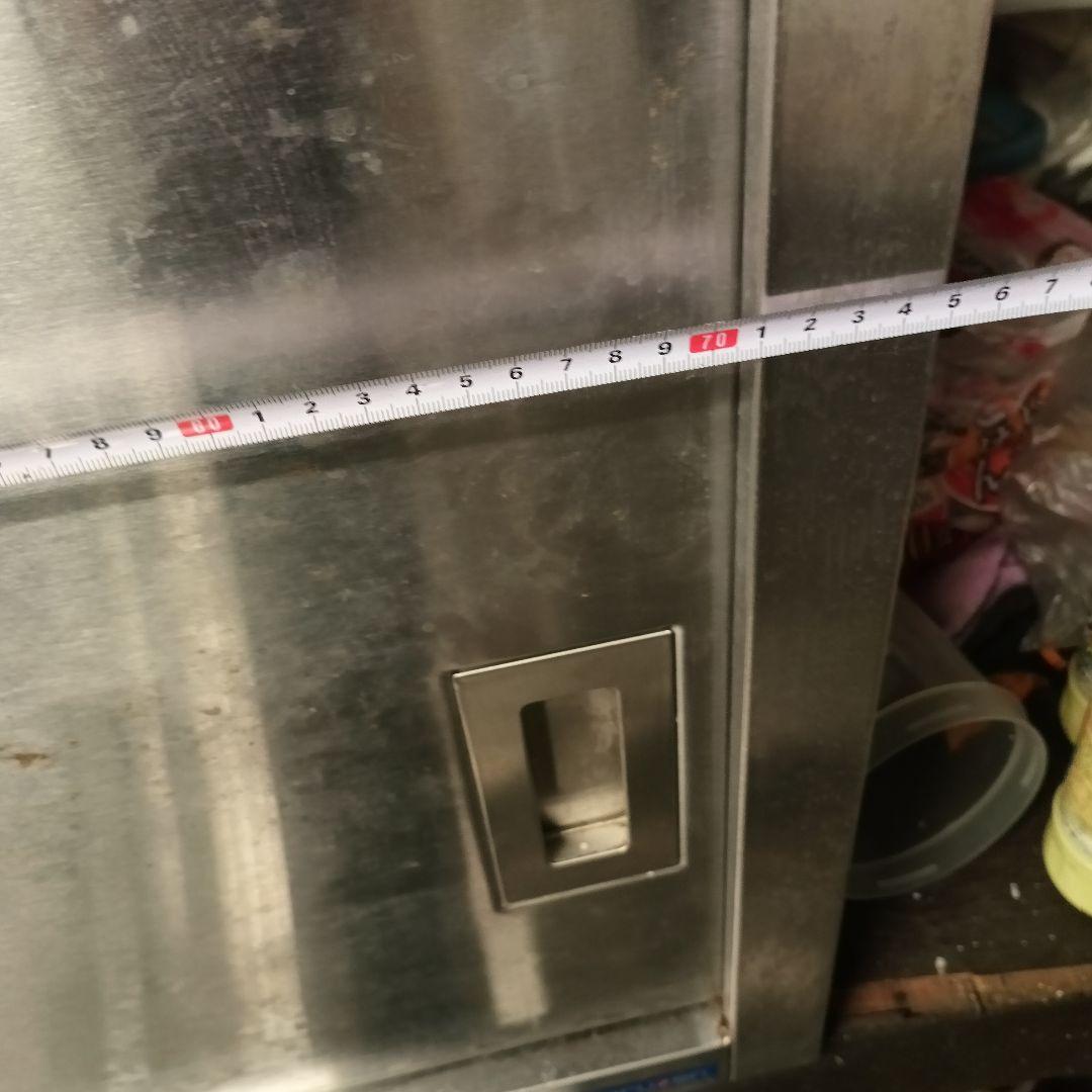 送料込み　ステンレス スライドドア収納キャビネット