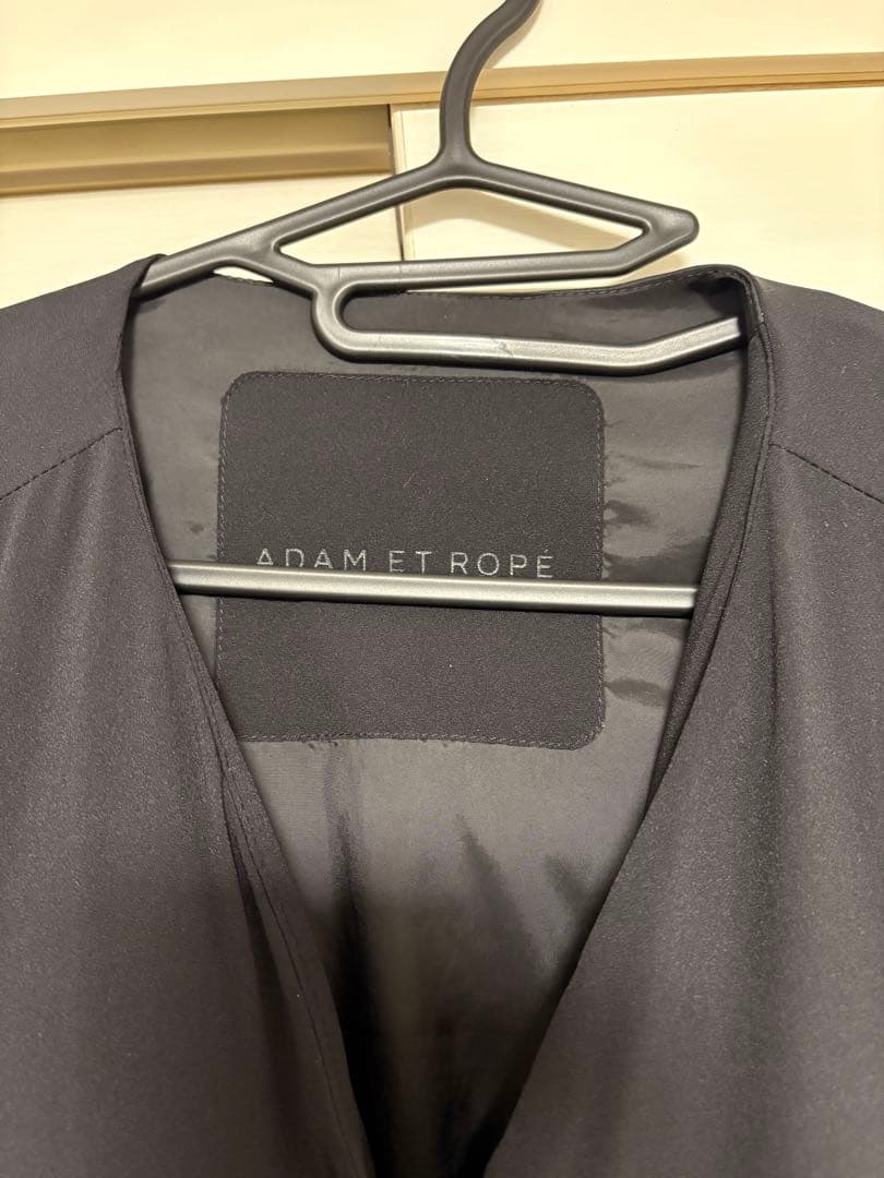 ADAM ET ROPÉ ALLIED ノーカラーダウンジャケット M/ブラック