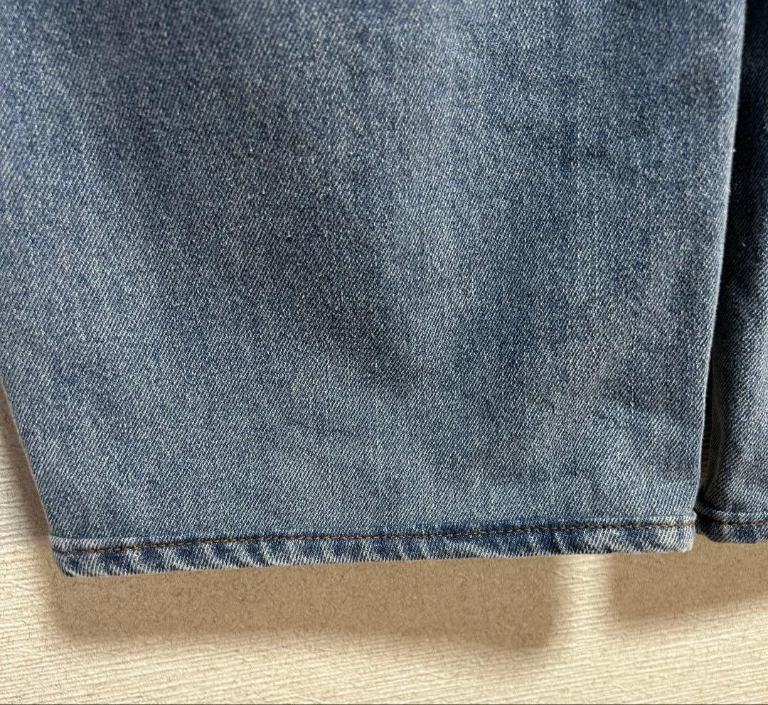 辻元舞さん　I'm in デニム　丈短め　Ｍ　ライトブルー