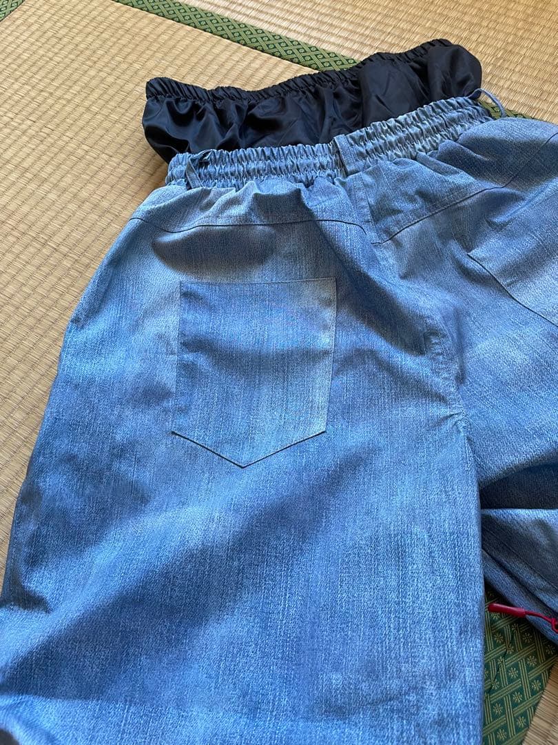 室内試着のみ　デニムプリント　セットアップ　上下セット　Mサイズ