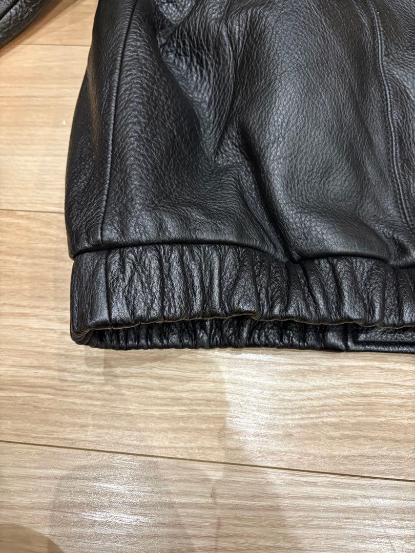 ST.JOHN'S BAY スイングトップ型レザージャケット