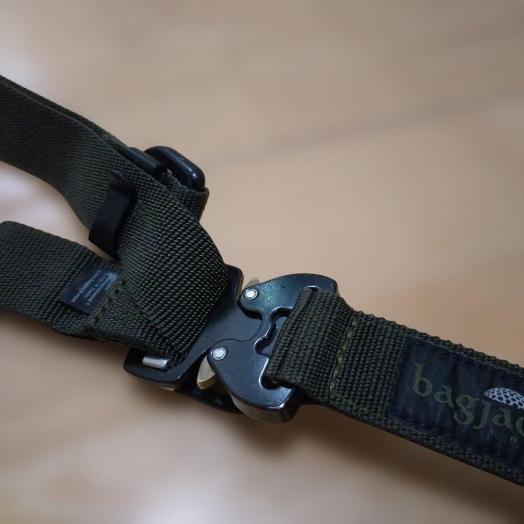 bagjack GOLF ネック ストラップ　カーキ　コブラバックル