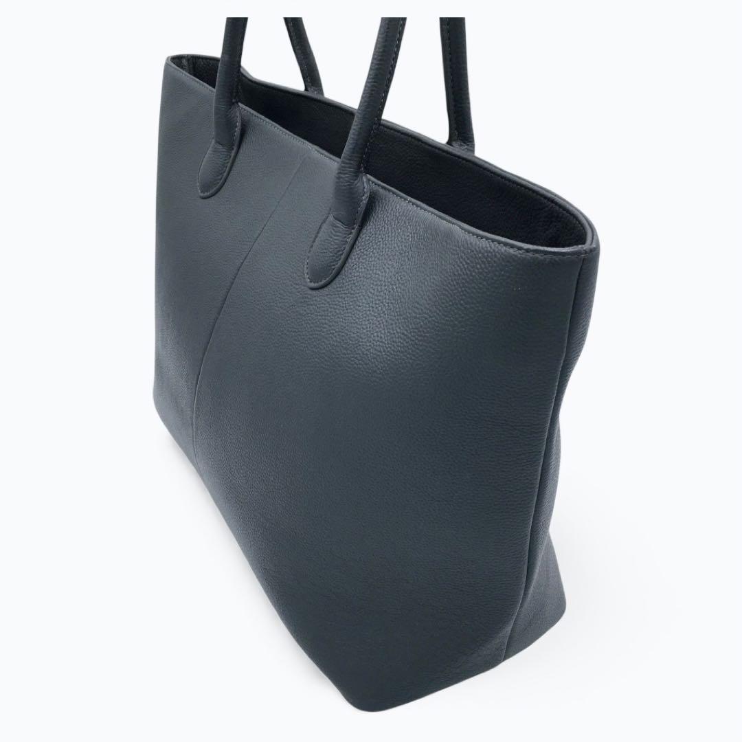 美品！ アデイインザライフ ユナイテッドアローズ レザートートバッグ グレー