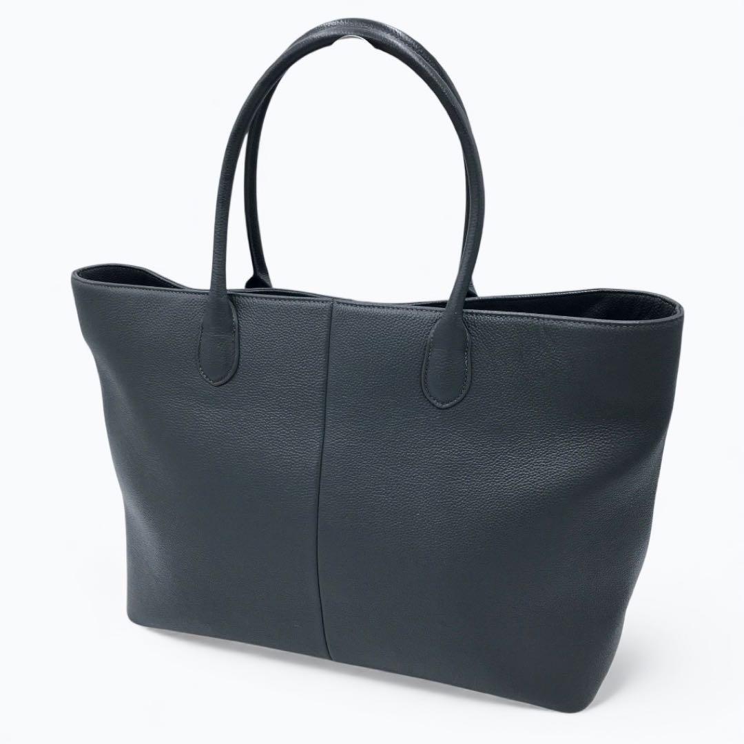 美品！ アデイインザライフ ユナイテッドアローズ レザートートバッグ グレー