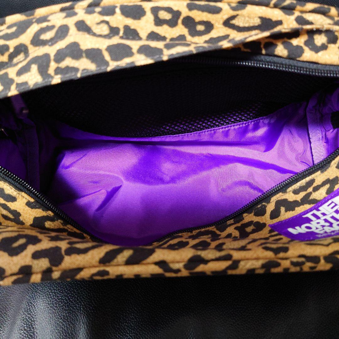 正月特別価格！THE NORTH FACE パープルレーベルヒョウ柄ボディバッグ