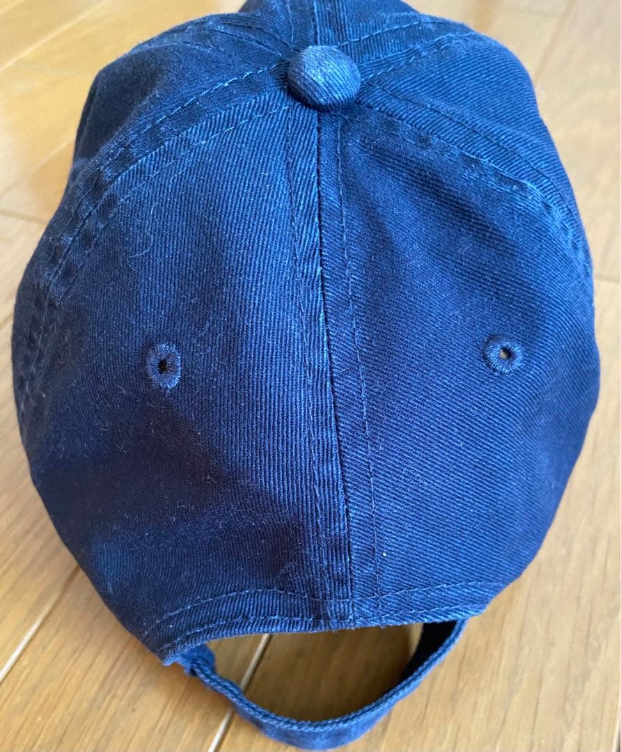 ショッパー布付！ MADISONBLUE ネイビーB刺繍キャップ