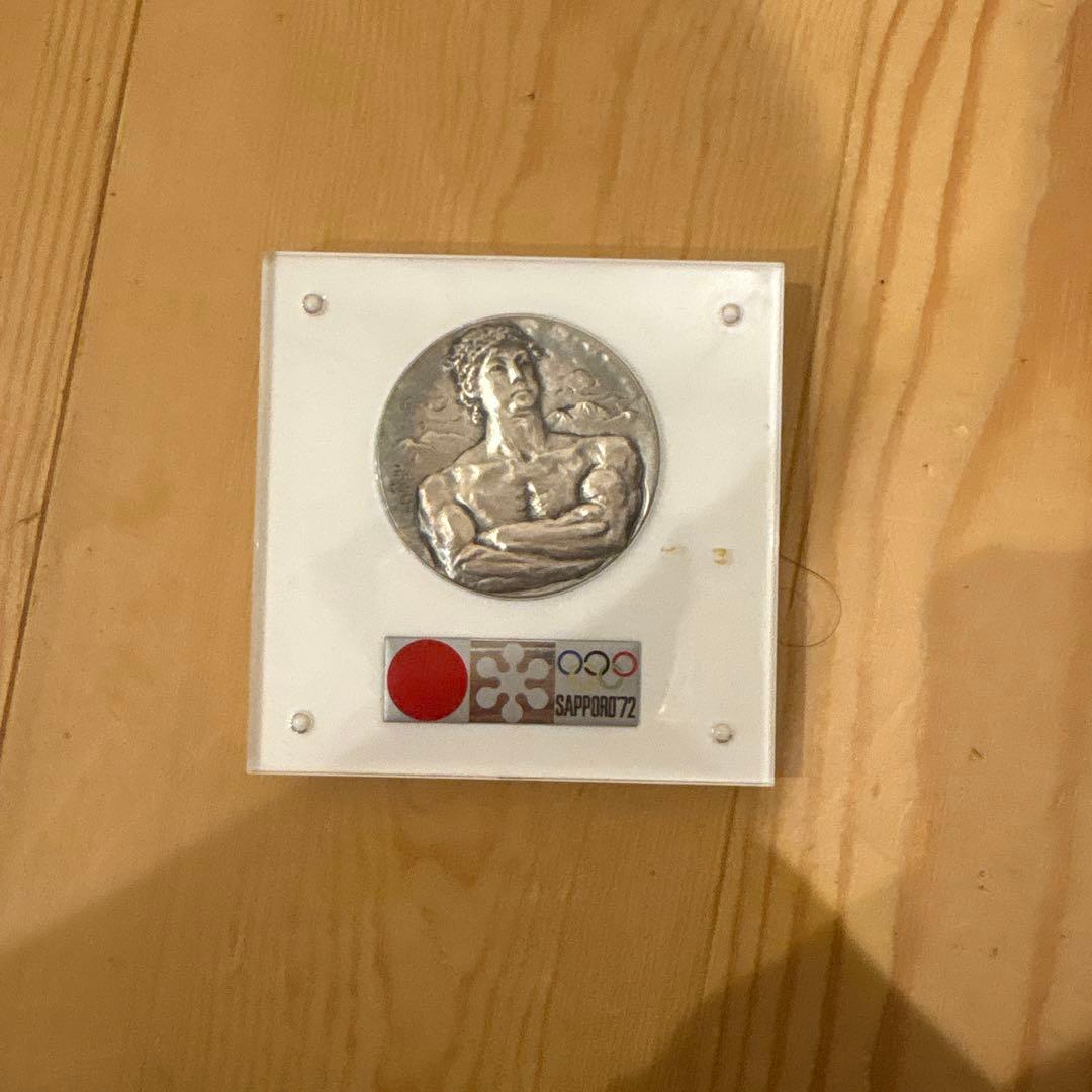 第10回冬季オリンピック記念メダル 銀製