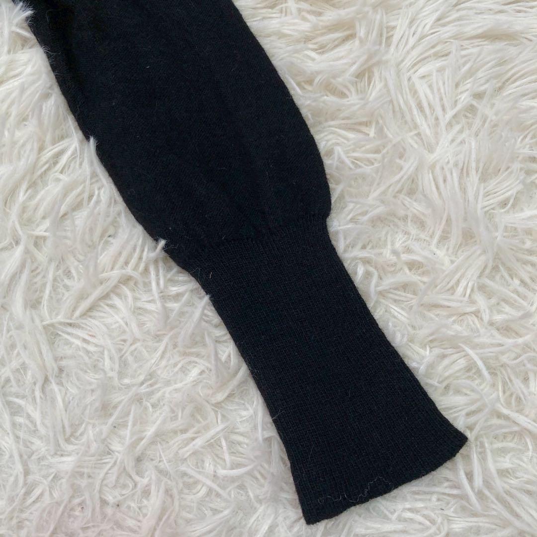 SONIA RYKIEL スタッズ付きニット ブラック 38 キレイめ 上品