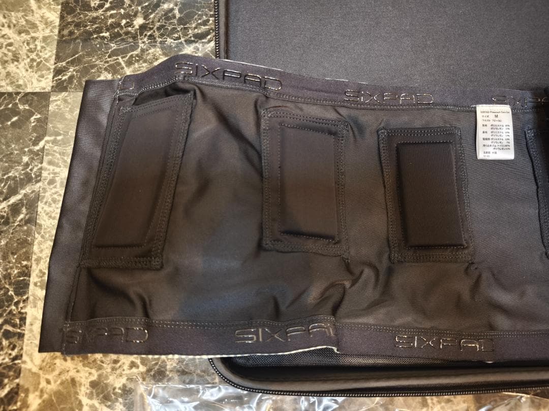 ☆彡SIXPAD パワースーツ コアベルト Mサイズ　グレー 備品