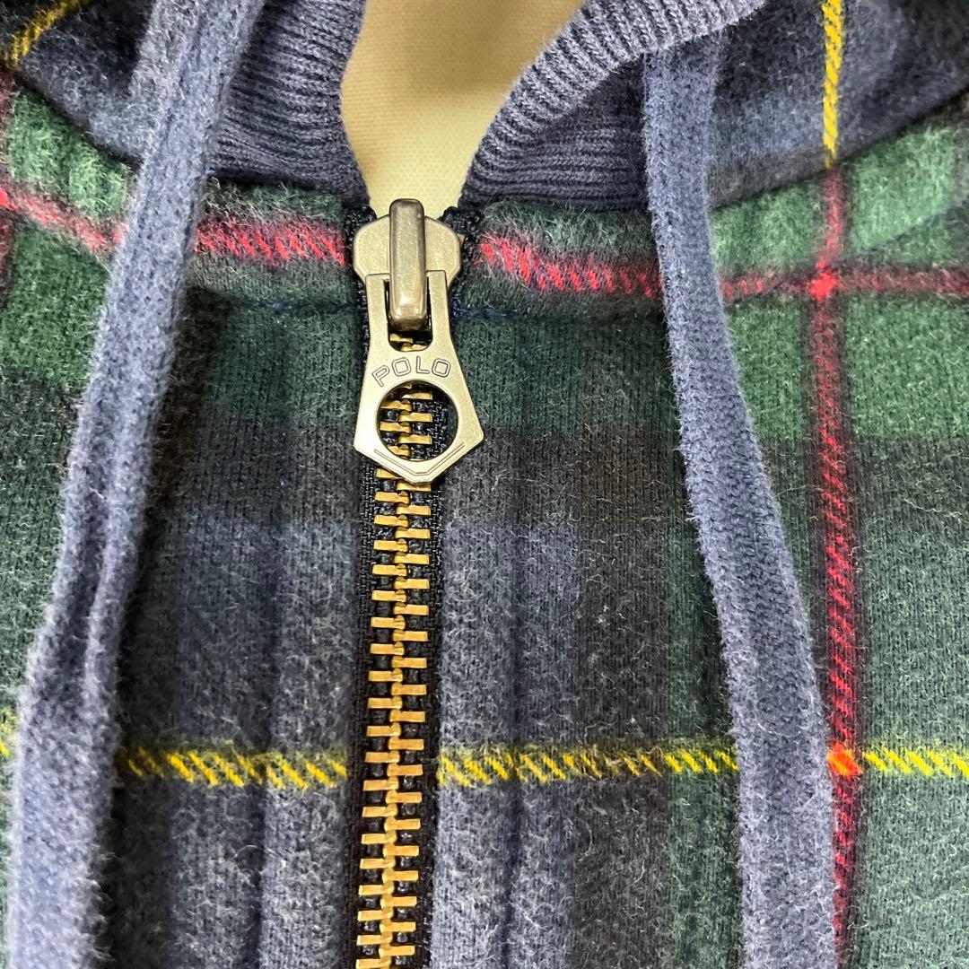 限定デザイン 90s POLO R.L. COジップアップパーカー XL602