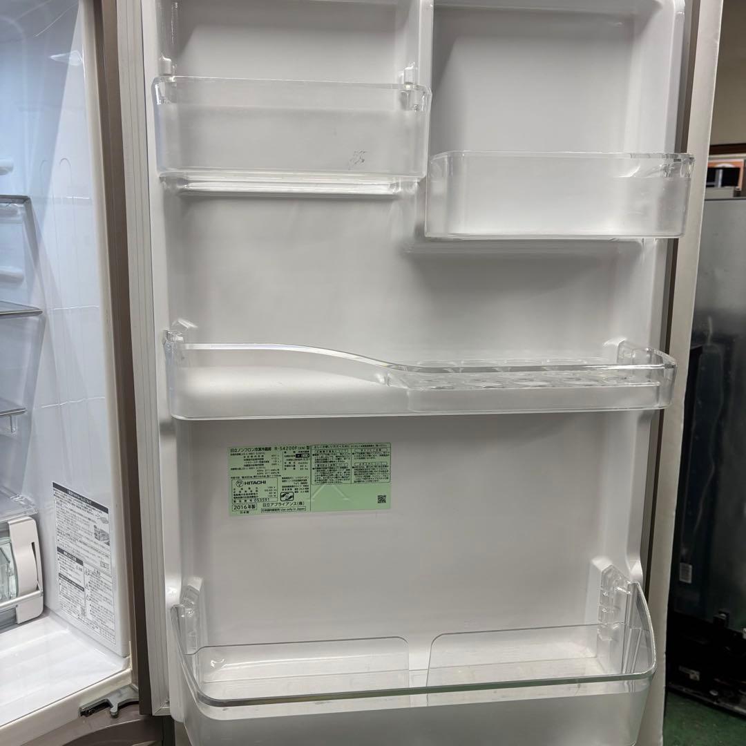 6⭕️冷蔵庫　日立　400-500ℓ　大型　右開き　真チル　安い　設置無料